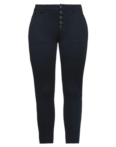 Dondup Woman Pants Midnight Blue Size 31 Viscose, Polyamide, Elastane In Blue