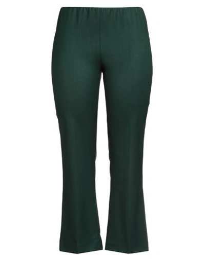 P.a.r.o.s.h P. A.r. O.s. H. Woman Pants Dark Green Size Xs Virgin Wool, Elastane In Green