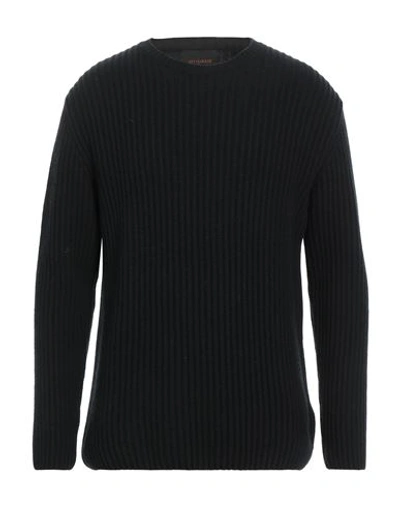 Officina 36 Man Sweater Black Size Xl Wool, Polyamide