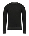 Jeordie's Man Sweater Dark Green Size Xl Merino Wool