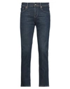 0/zero Construction Man Jeans Blue Size 31 Organic Cotton, Elastane In Blue