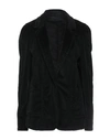 19.70 Nineteen Seventy Woman Blazer Black Size 8 Cotton, Modal, Elastane