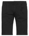 Coroglio By Entre Amis Man Shorts & Bermuda Shorts Black Size 31 Cotton, Elastane