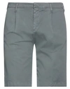 Coroglio By Entre Amis Man Shorts & Bermuda Shorts Grey Size 31 Cotton, Elastane