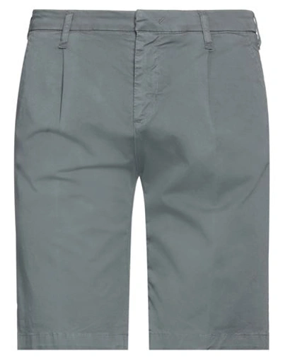 Coroglio By Entre Amis Man Shorts & Bermuda Shorts Grey Size 31 Cotton, Elastane In Grey