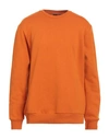 Only & Sons Man Sweatshirt Orange Size S Cotton, Polyester