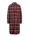 Dsquared2 Man Coat Red Size 40 Cotton In Red
