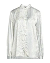 Cavalli Class Woman Shirt Ivory Size L Viscose In White