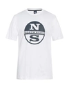 North Sails T-shirts In White