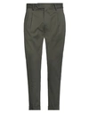 Paul Miranda Man Pants Military Green Size 28 Cotton, Elastane