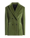 Mp Massimo Piombo Woman Suit Jacket Military Green Size 3 Cotton