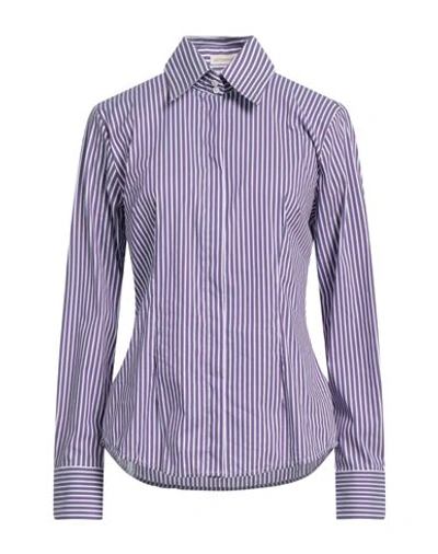 CAMICETTASNOB, Slate blue Women's Patterned Shirts & Blouses