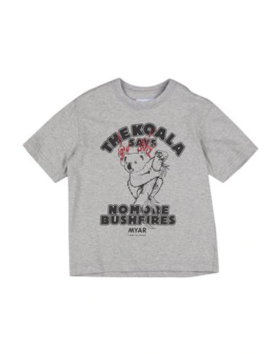 Myar Babies'  Toddler Boy T-shirt Grey Size 6 Cotton