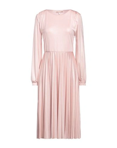Kocca Woman Midi Dress Light Pink Size L Polyester, Elastane
