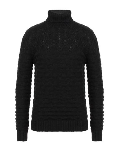 Hamaki-ho Man Turtleneck Black Size Xl Acrylic, Cotton, Wool In Black