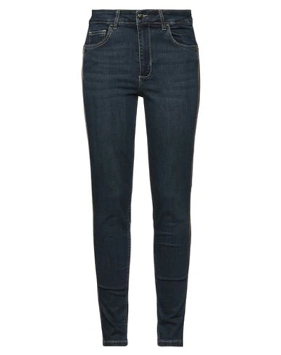 Liu •jo Woman Jeans Blue Size 27w-30l Cotton, Elastane