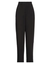 Merci .., Woman Pants Camel Size 10 Polyester, Viscose, Elastane In Black