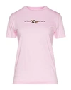 Stella Mccartney Woman T-shirt Pink Size 2-4 Cotton