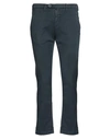 B Settecento Man Pants Navy Blue Size 29 Cotton, Wool, Elastane