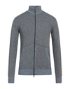 Seventy Sergio Tegon Man Cardigan Grey Size S Wool, Viscose, Polyamide, Cashmere In Grey