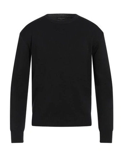 Roberto Collina Man Sweater Black Size 44 Merino Wool In Black