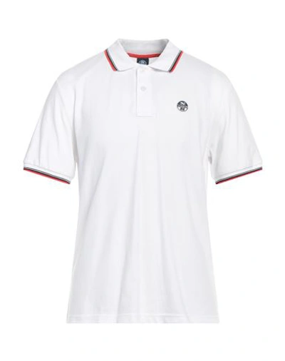 North Sails Man Polo Shirt White Size Xxl Cotton