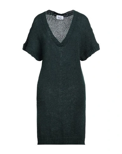 Niū Woman Sweater Dark Green Size M Acrylic, Polyamide, Alpaca Wool, Viscose, Metallic Polyester