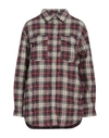 Isabel Marant Étoile Marant Étoile Woman Shirt Burgundy Size 4 Cotton In Red