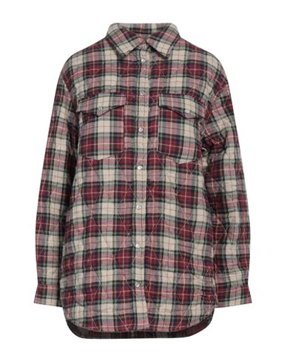 Isabel Marant Étoile Marant Étoile Woman Shirt Burgundy Size 4 Cotton In Red