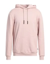 Only & Sons Man Sweatshirt Light Pink Size S Cotton, Polyester In Pink