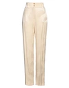 Momoní Woman Pants Sand Size 8 Cupro, Viscose In Beige