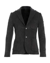 Grey Daniele Alessandrini Man Blazer Lead Size 36 Polyester, Polyamide, Elastane