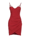 Elisabetta Franchi Woman Mini Dress Red Size 4 Polyamide, Elastane