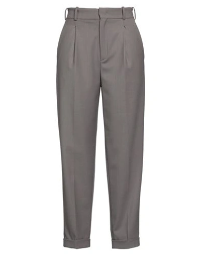 Federica Tosi Woman Pants Grey Size 2 Polyester, Virgin Wool, Elastane In Grey