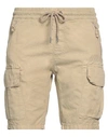 ALPHA INDUSTRIES ALPHA INDUSTRIES MAN SHORTS & BERMUDA SHORTS SAND SIZE S COTTON