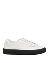 By Far Woman Sneakers White Size 11 Soft Leather In White