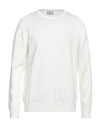 Diktat Man Sweater Cream Size Xxl Viscose, Polyamide, Acrylic, Cashmere In White