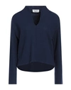 Niū Woman Sweater Midnight Blue Size S Virgin Wool, Polyamide