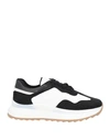 Tsd12 Woman Sneakers Black Size 11 Textile Fibers In Black