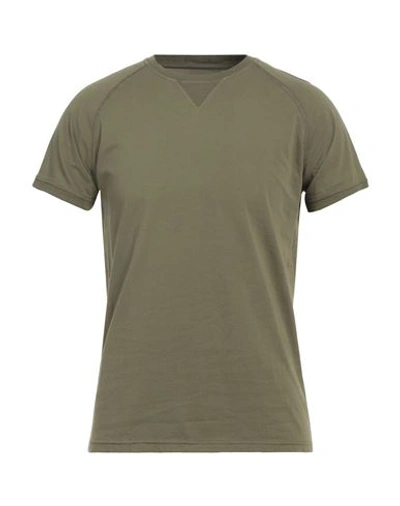 Bl'ker Man T-shirt Military Green Size M Cotton