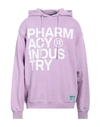 Pharmacy Industry Man Sweatshirt Lilac Size Xl Cotton In Purple
