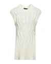 Vanessa Scott Woman Sweater Ivory Size M Synthetic Fibers, Virgin Wool, Mohair Wool, Alpaca Wool In White