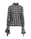 Nora Barth Woman Shirt Black Size 6 Polyester