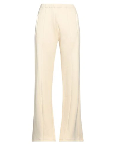 Amiri Woman Pants Beige Size Xs Cotton