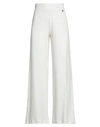 Berna Woman Pants White Size L Viscose, Polyamide, Polyester