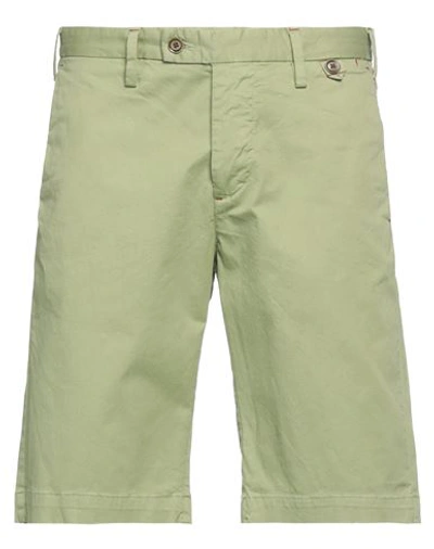 At.p.co At. P.co Man Shorts & Bermuda Shorts Military Green Size 28 Cotton, Elastane