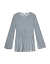 M Missoni Woman Sweater Slate Blue Size 8 Viscose, Polyester, Polyamide