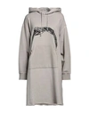 Mm6 Maison Margiela Woman Midi Dress Sand Size S Cotton, Elastane In Beige