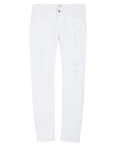 Roy Rogers Roÿ Roger's Woman Jeans White Size 31 Cotton, Elastane
