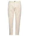 Haikure Man Pants Cream Size 36 Cotton, Elastane In White